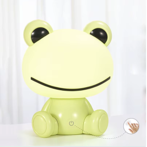 Cute Frog LED Night Light – Pink or Green – Rechargeable Kids Lamp