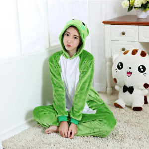 Cozy Frog Onesie | Cute & Funny Flannel Pajamas Gift Idea