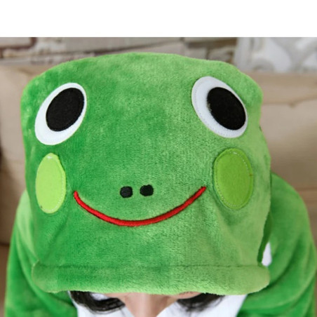 Cozy Frog Onesie | Cute & Funny Flannel Pajamas Gift Idea