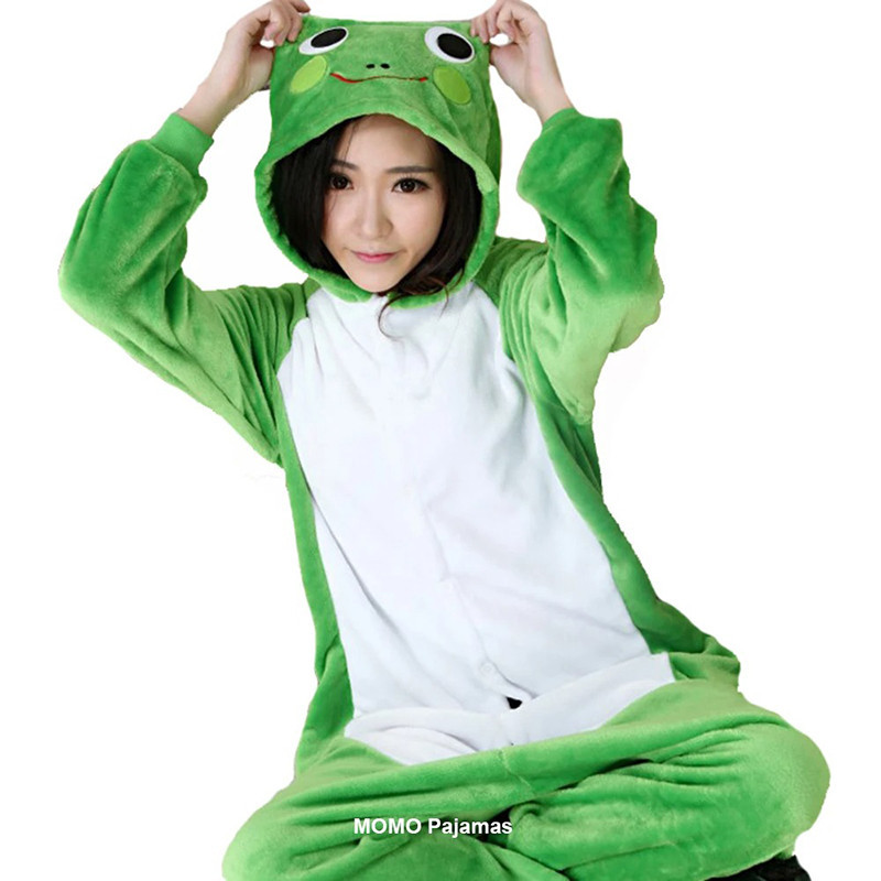 Cozy Frog Onesie | Cute & Funny Flannel Pajamas Gift Idea