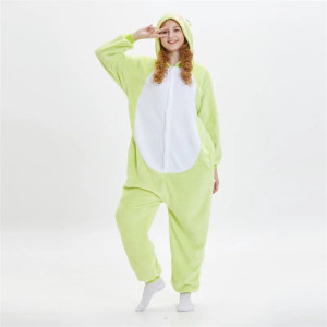 Cozy Frog Pajama Onesie | Unisex Kigurumi Gift for Adults