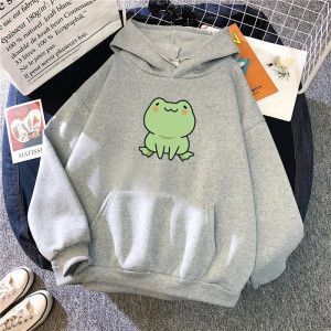 Cute Frog Hoodie | Cozy Kawaii Sweatshirt in 6 Colors