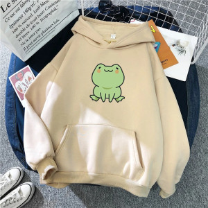 Cute Frog Hoodie | Cozy Kawaii Sweatshirt in 6 Colors