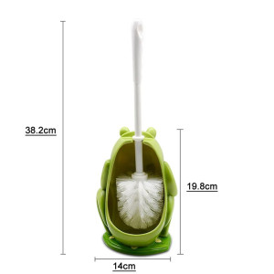 Zen Frog Toilet Brush Holder – Funny & Cute Bathroom Decor