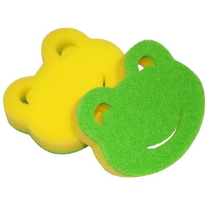 Cute Frog Kitchen Sponges (20-Pack) | Funny Cleaning Gift Idea