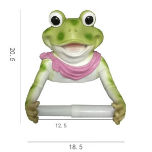 Cute Frog Toilet Paper Holder | Unique Funny Bathroom Decor Gift
