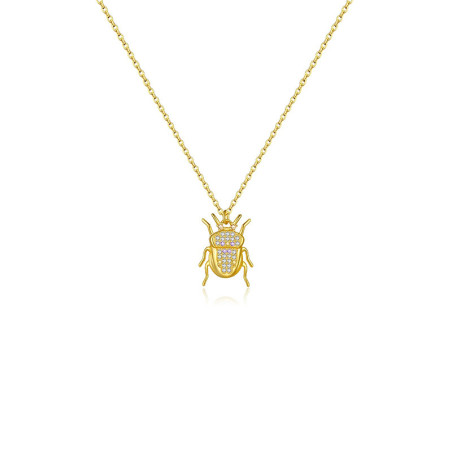 Cute Scarab Beetle Necklace 925 Silver – 7 Unique Designs
