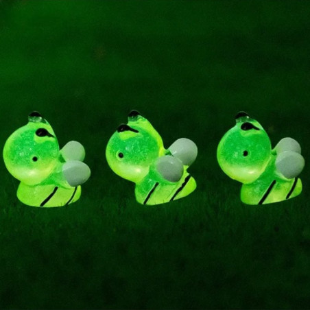 Glow in the Dark Bee Figurines (50 Pcs) | Cute DIY Decor