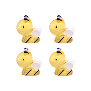 Glow in the Dark Bee Figurines (50 Pcs) | Cute DIY Decor