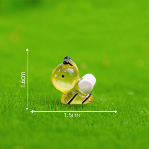 Glow in the Dark Bee Figurines (50 Pcs) | Cute DIY Decor