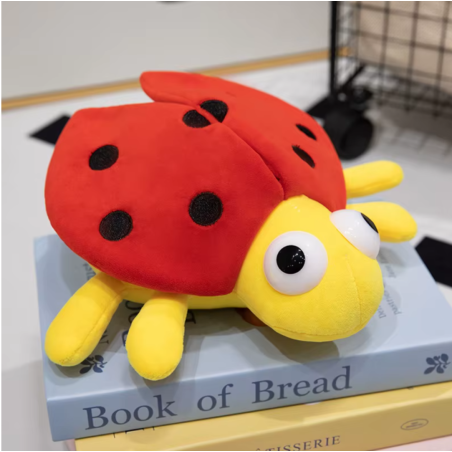 Cute Ladybug LED Night Light | Soft Cuddly Plush for Kids