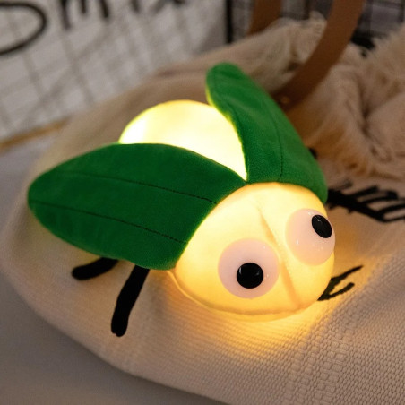 Cute LED Firefly Night Light – Soft Glowing Plush for Kids