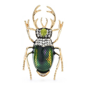 Baroque Beetle Brooch | Unique Vintage Insect Pin Gift