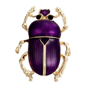 Galactic Beetle Brooch Pin | Unique Cosmic Jewelry Gift