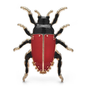 Cute Pastel Scarab Beetle Brooch | Unique Enamel Pin Gift