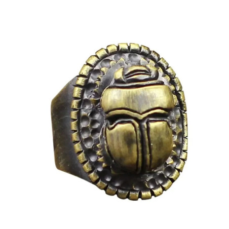 Vintage Scarab Beetle Ring | Unique Egyptian Talisman Gift