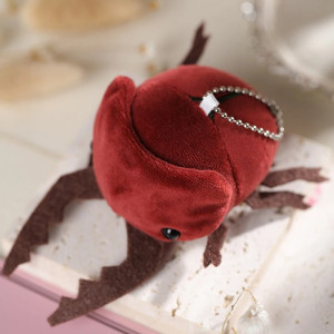 Cute Ruby Beetle Plush Keychain | Unique Red Bug Bag Charm
