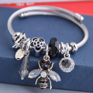 Enchanted Crystal Bee Bracelet | Magical Charms - 3 Colors!