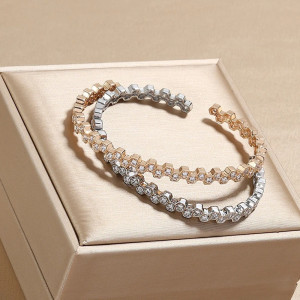 Aurora Honeycomb Bee Bracelet | Gold & Silver Bee Jewelry