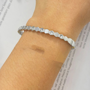 Luminous Honeycomb Bee Bracelet - Gold or Silver Finish