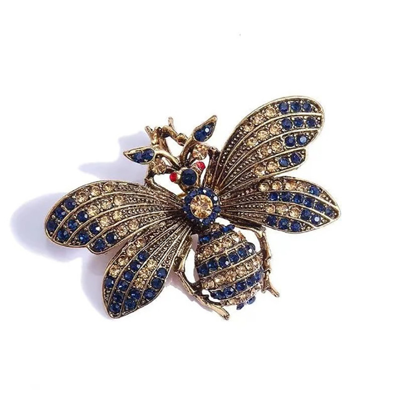 Imperial Radiance Bee Brooch | Unique Vintage Gift for Women