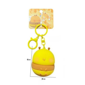 Funny LED Bee Keychain | Cute Light-Up Bee Keyring Gift 🐝