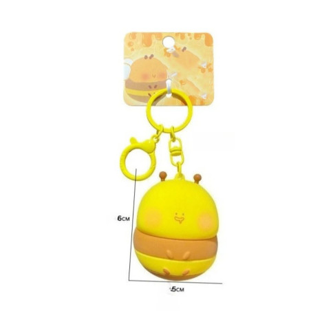 Cute Light-Up Bee Keychain | Unique LED Gift for Bee Lovers