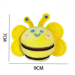 Cute Smiling Bee Plush Keychain | Sets of 1 to 20 | Gift Idea