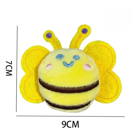 Cute Smiling Bee Plush Keychain | Sets of 1 to 20 | Gift Idea