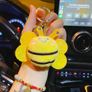 Cute Smiling Bee Plush Keychain | Sets of 1 to 20 | Gift Idea