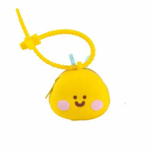 Cute Bee Coin Purse Keychain | Silicone "Mimi Bee-Smile" Gift