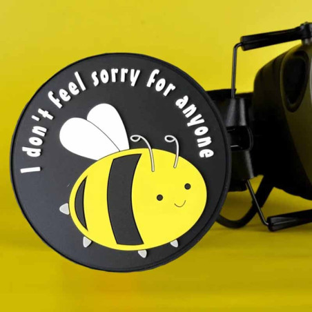 Funny 'I Don't Feel Sorry' Bee PVC Patch | Cute & Sassy Gift