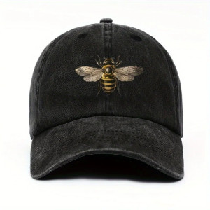 Vintage Bee Dad Hat | Cute Embroidered Cap for Nature Lovers