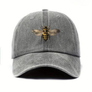Vintage Bee Dad Hat | Cute Embroidered Cap for Nature Lovers