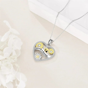 Sweet Honey Heart Bee Necklace | A Unique Romantic Gift!
