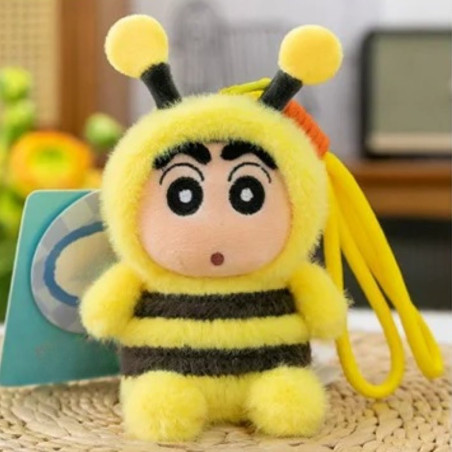 Cute Kawaii Bee Keychain | Soft Plush Bee Keyring Gift