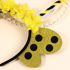 Cute Bee Headband with Glitter Wings | Fun Party Accessory