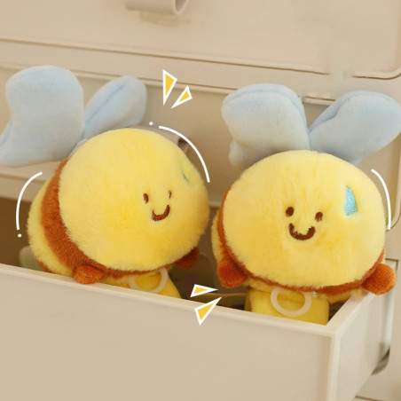 Cute Bee Plush Slap Bracelet for Kids | Funny Animal Toy Gift