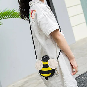 Cute Bee Messenger Bag for Kids | Funny Children's Purse