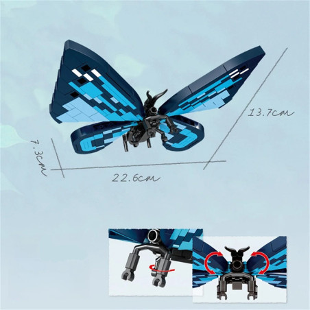 Sapphire Wings Butterfly Building Kit | Educational STEM Toy