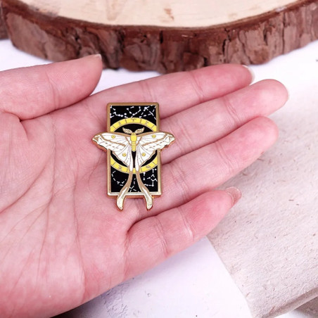 Lunar Oracle Butterfly Pin | Cute Esoteric & Elegant Brooch
