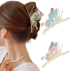 Unique Butterfly Hair Clip | Elegant Gift for Women | 2 Colors