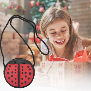 Cute Ladybug Purse | Whimsical Round Pouch & Unique Gift Idea