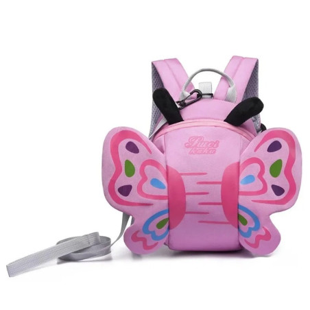 Cute Butterfly Toddler Backpack with Safety Harness | 1-4 Yrs