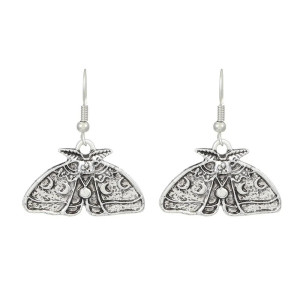 "Nocturnal Mysteries" Moth Earrings | Boho & Lunar Jewelry