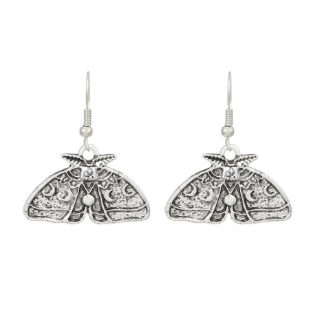 "Nocturnal Mysteries" Moth Earrings | Boho & Lunar Jewelry