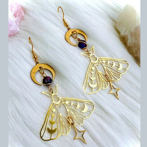"Astral Awakening" Earrings - Spiritual Butterfly Jewelry!