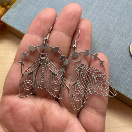 "Enchanted Wreath" Butterfly Earrings - Cute Boho Jewelry Gift
