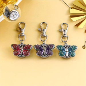 Elegant Butterfly Clip-On Nurse Watch | Unique Medical Gift