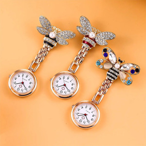 Cute Butterfly Fob Watch for Nurses | Elegant & Practical
